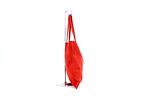 Дамска червена чанта от естествен велур 22.105