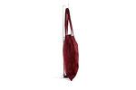 Дамска чанта от естествен велур в цвят бордо 22.105