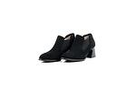 Елегантни черни дамски обувки от естествен велур на висок ток 29.170