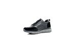 Спортни черни мъжки обувки от естествена кожа и велур 57.13703