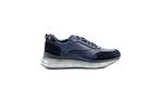 Спортни сини мъжки обувки от естествена кожа и велур 57.13703