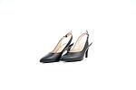 Елегантни черни дамски сандали от естествена кожа на висок ток 29.4350