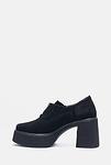 Елегантни черни дамски обувки от естествен велур 01.116