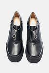 Елегантни черни дамски обувки от естествена кожа 01.1162