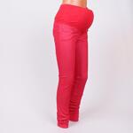 Червен дамски клин панталон за бременни