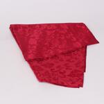Червена покривка за маса  с флорални мотиви 140/180