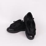 Черни дамски обувки с пухче