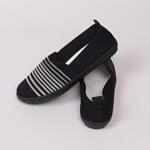 Черни летни платнени обувки