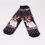 Коледен сет дамски термо чорапи с Дядо коледа