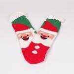 Коледни мъжки пухкави чорапи с Дядо Коледа