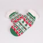 Коледни детски топли чорапи с коледни мотиви