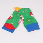 Коледни мъжки зелени чорапи с котараци