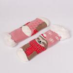 Коледни детски чорапи в пепел от рози с тюленче