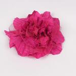 Декоративно голямо цвете в наситен розов цвят