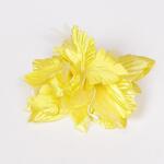 Жълто декоративно цвете с тичинки