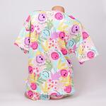 Цветна дамска пижама в свежи цветове с емотикони