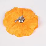 Оранжево голямо декоративно цвете с тичинки