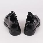 Черни дамски обувки с връзки