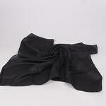 Квадратен дамски шал в черен цвят