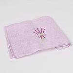 Сет хавлиени кърпи в бял и лилав цвят - Лавандула