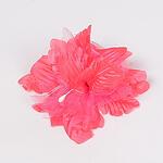 декоративно малко цвете в цвят диня с перлички