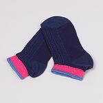 Тъмно сини детски чорапи терлик