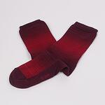 Детски чорапи в два нюанса червено