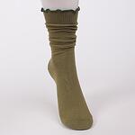 Зелени памучни дамски чорапи
