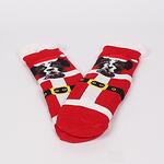 Коледен сет мъжки пухкави домашни чорапи с кучета - Коледа