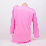 Розова пижама за родилки и кърмачки на точки