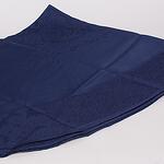 Тъмно синя покривка с  орнаменти елипса 140/180