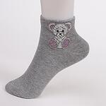 Сиви дамски чорапи - Мече