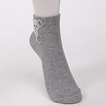 Сиви дамски чорапи - Мече