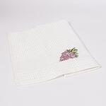 Кухненски кърпи в бял и лилав цвят - Грозде