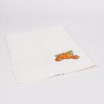 Кухненски кърпи в бял и оранжев цвят - Тикви