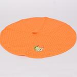 Оранжева кръгла кухненска кърпа - Круша