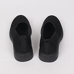 Черни платнени дамски обувки