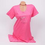 Дамска пижама за бременни и кърмачки в нежен розов цвят