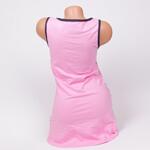 Дамски комплект пижама от пет части в тъмносин и розов цвят