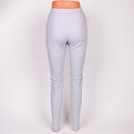 Дамски клин панталон от памук в светло сиво