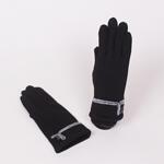 Елегантни дамски ръкавици в черно