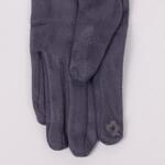 Ефектни дамски ръкавици в тъмносив цвят