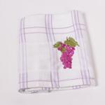 Кухненски кърпи в лилаво и бяло - Грозде