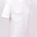 Мъжка безшевна бяла тениска с къс ръкав