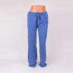 Пижама за бременни и кърмещи с дълъг панталон в синьо