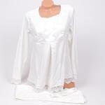 Прекраснa пижама в бялo с нежна дантела за бременни и кърмачки
