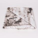 Покривка за маса в бял цвят с крайградски пейзаж 150/180