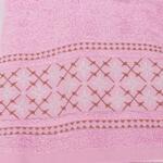 Розови хавлиени кърпи бамбук