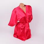 Сатенен халат в разкошен червен цвят