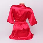 Сатенен халат в разкошен червен цвят